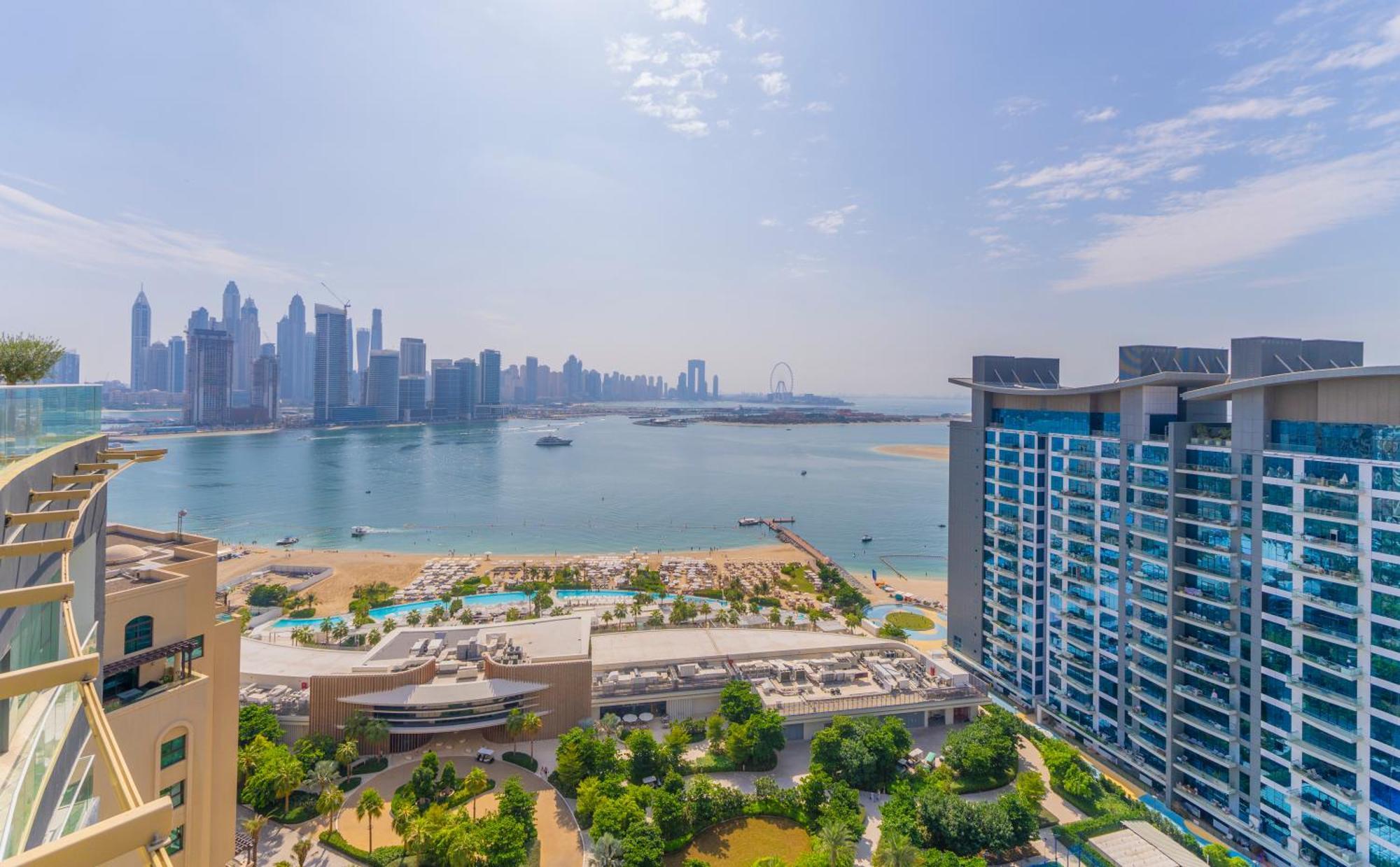Studio With Private Beach Access At Palm Jumeirah 迪拜 外观 照片