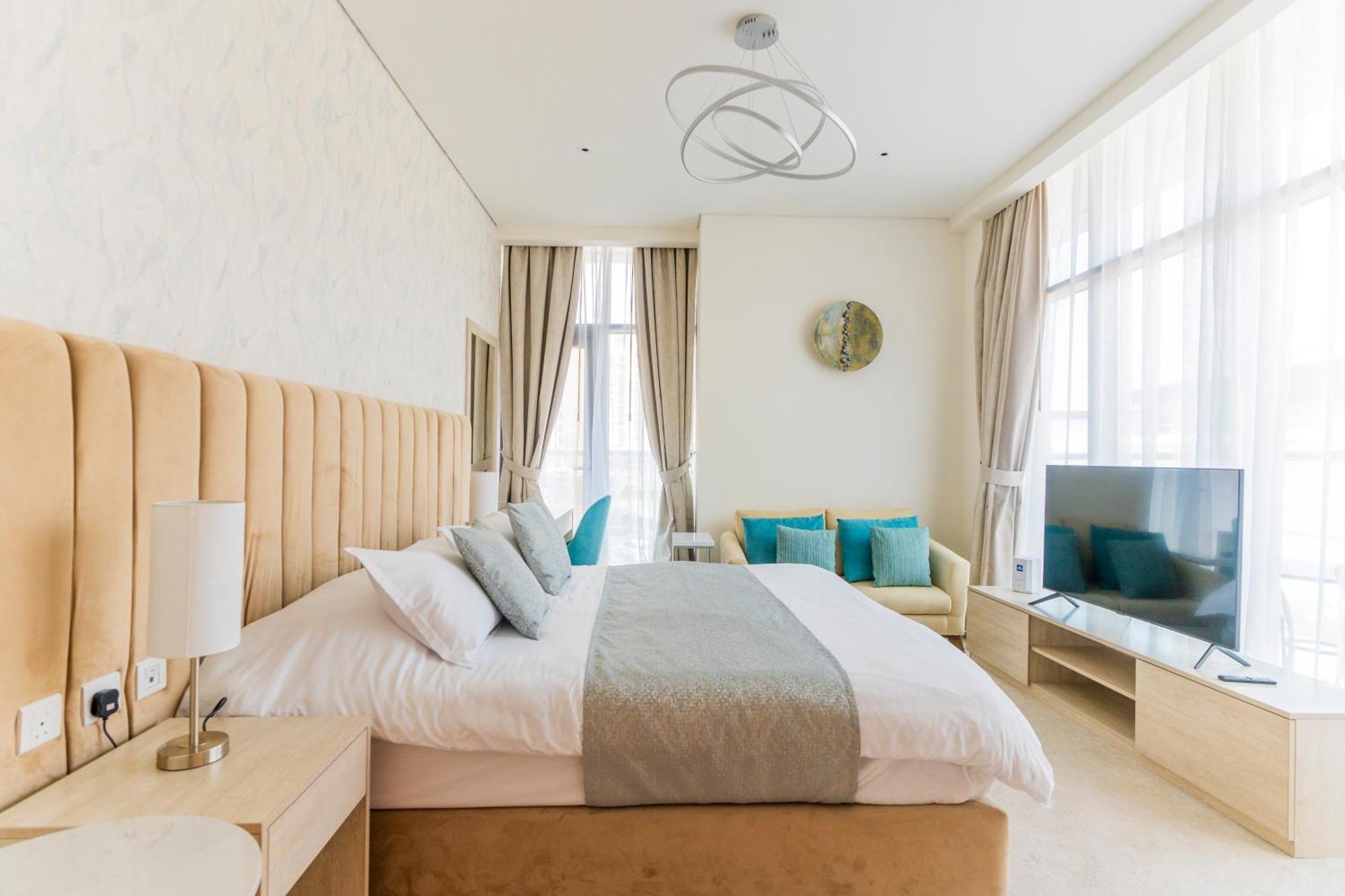 Studio With Private Beach Access At Palm Jumeirah 迪拜 外观 照片