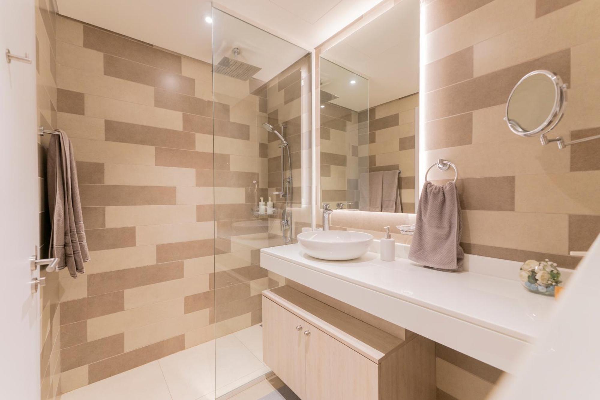 Studio With Private Beach Access At Palm Jumeirah 迪拜 外观 照片