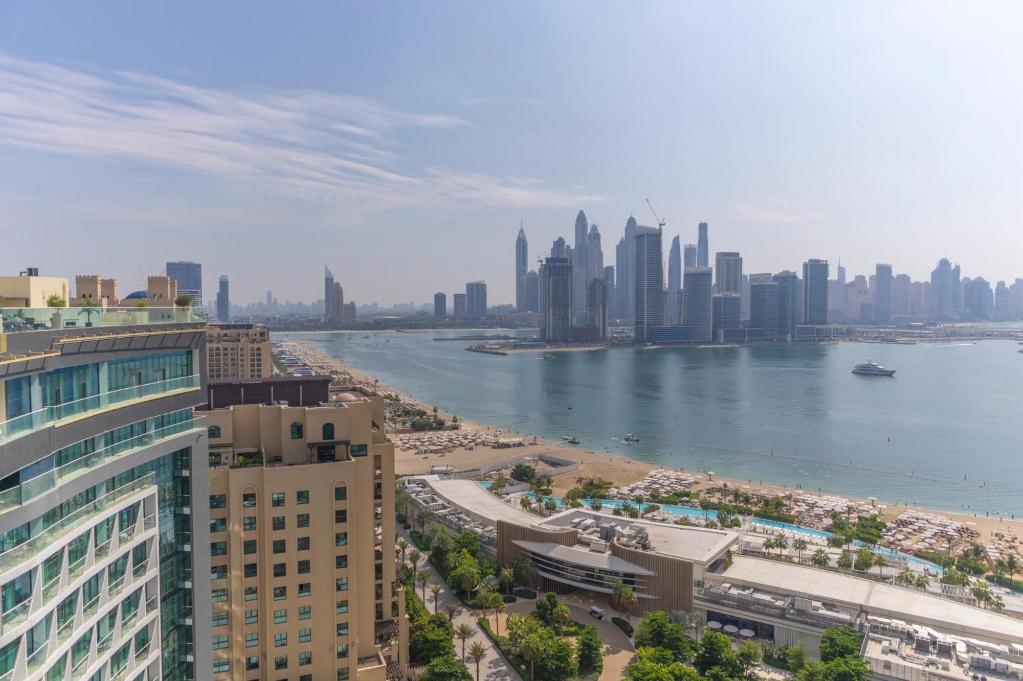 Studio With Private Beach Access At Palm Jumeirah 迪拜 外观 照片