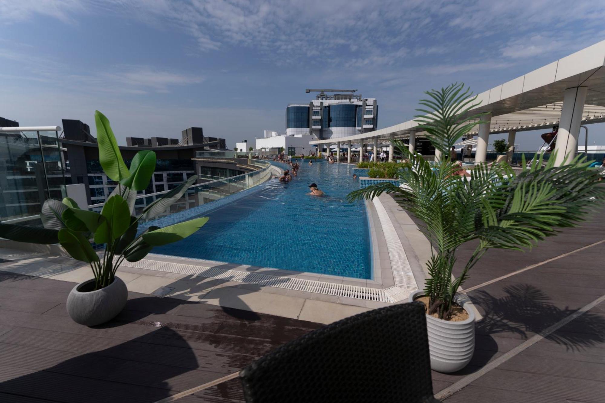Studio With Private Beach Access At Palm Jumeirah 迪拜 外观 照片