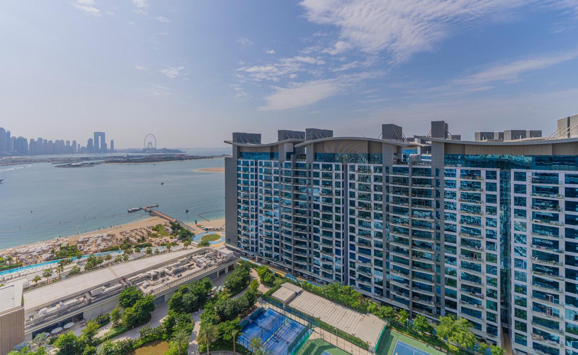 Studio With Private Beach Access At Palm Jumeirah 迪拜 外观 照片