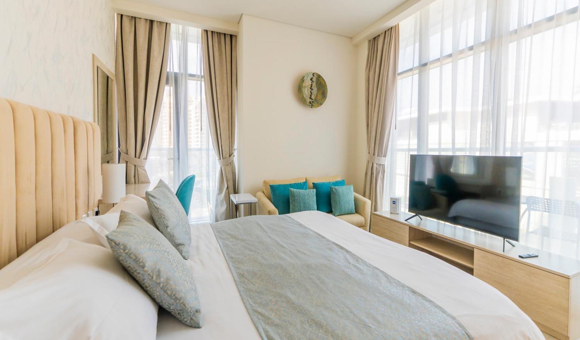 Studio With Private Beach Access At Palm Jumeirah 迪拜 外观 照片
