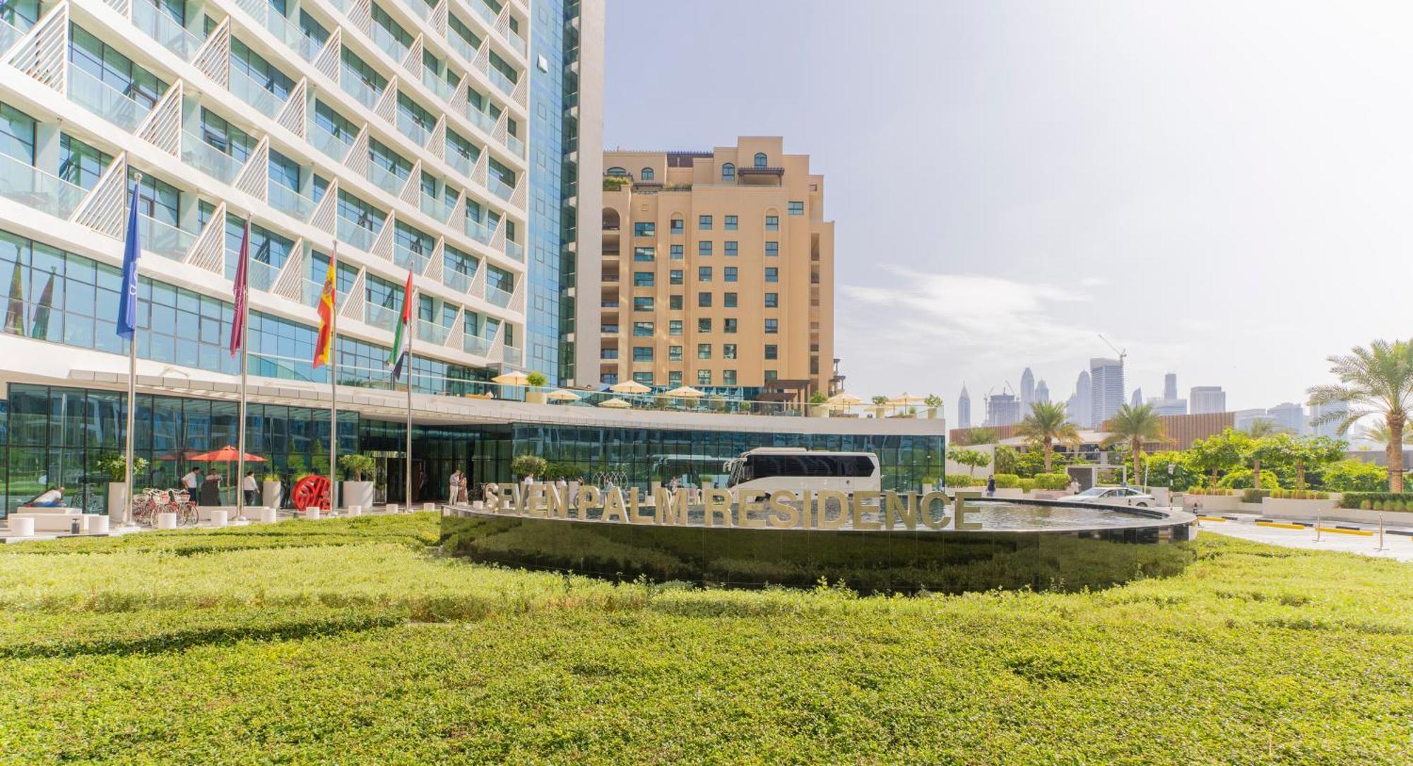 Studio With Private Beach Access At Palm Jumeirah 迪拜 外观 照片
