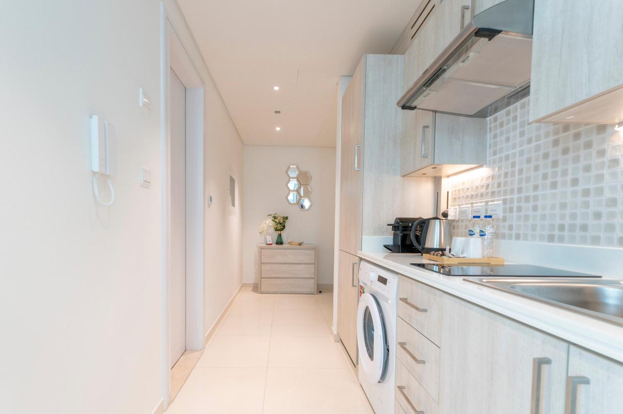 Studio With Private Beach Access At Palm Jumeirah 迪拜 外观 照片